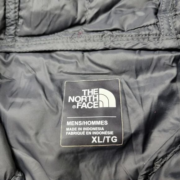 The North Face Mens Kilowatt Thermoball Hooded Jacket XL Purple Gray Puffer Coat - Picture 4 of 13
